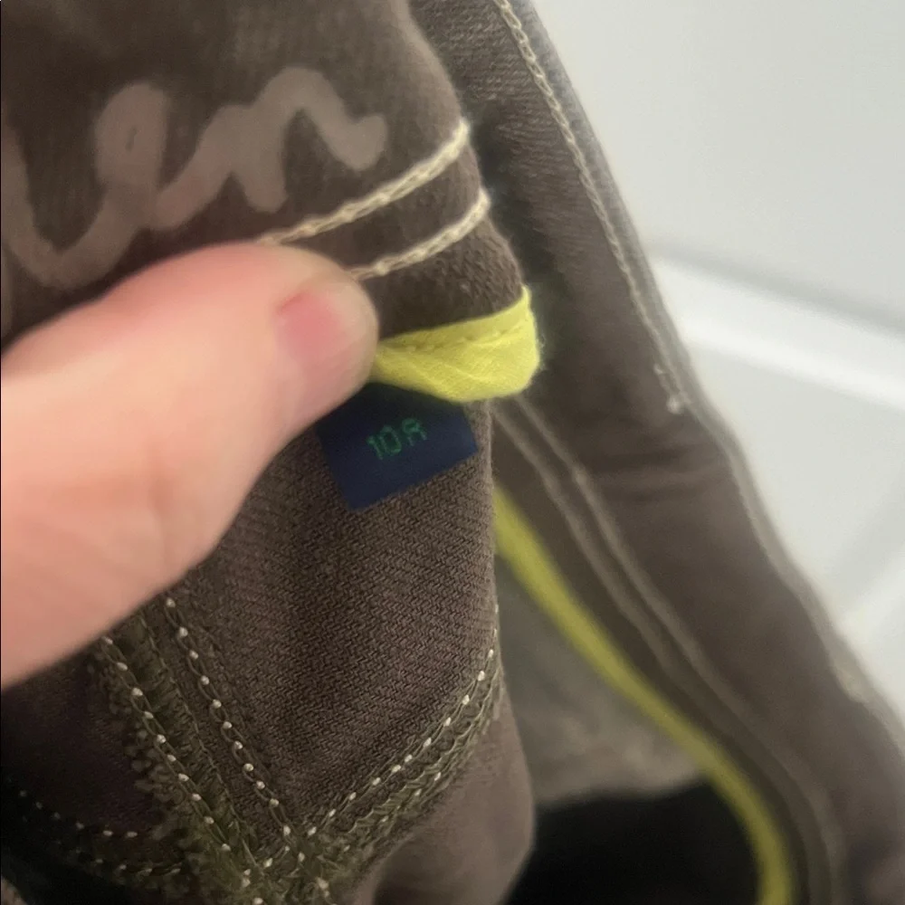 Olive Green Boden Skirt, Size 10 (99% Cotton) - Picture 10 of 11